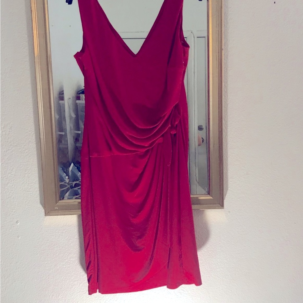 Calvin Klein red dress